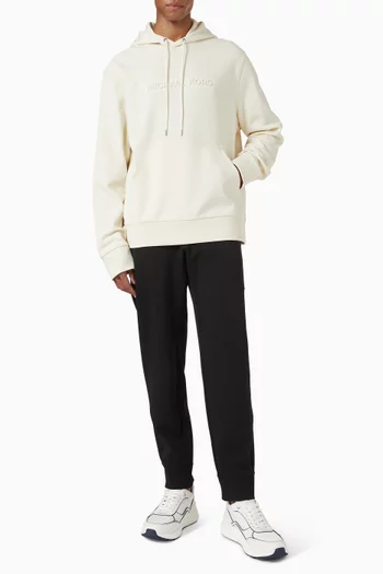 Logo-embossed Hoodie in Cotton-blend