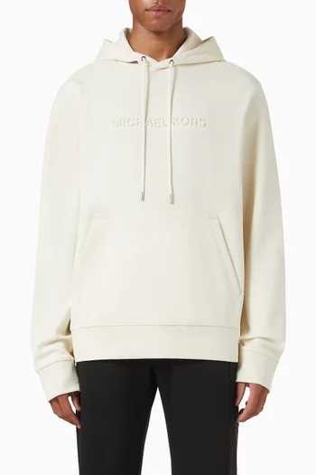 Logo-embossed Hoodie in Cotton-blend