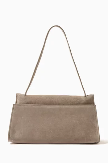 Long Papillon Bag in Suede