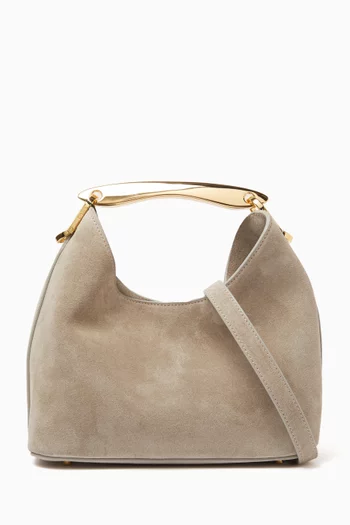 Small Boomerang Bag in Suede