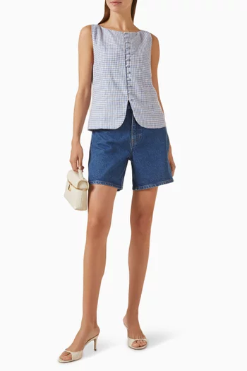 Raye 6" Jean Shorts in Denim