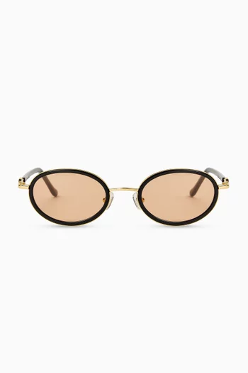 Rea Sunglasses in Acetate & Metal