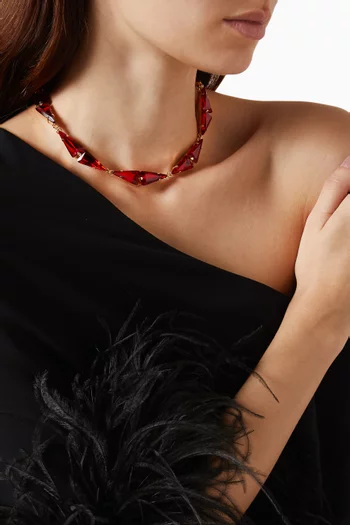 Selene Necklace in Gold-plated Brass