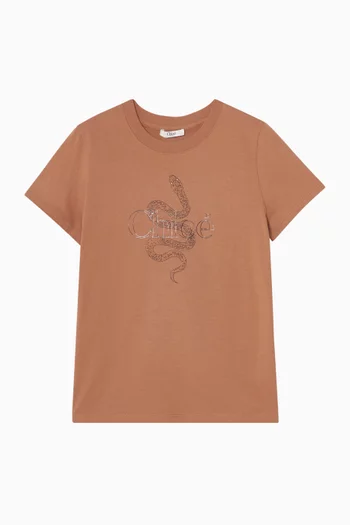 Graphic-print T-shirt in Cotton-jersey