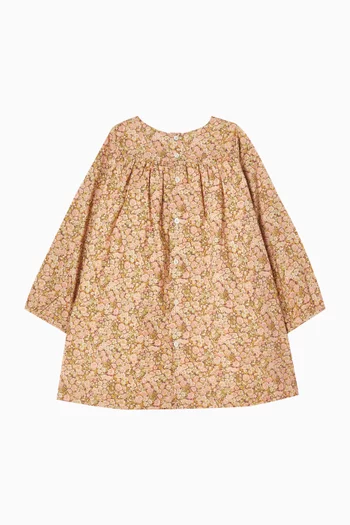 Floral Print Dress in Cotton