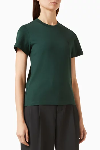 Cropped Ami De Coeur T-shirt in Cotton