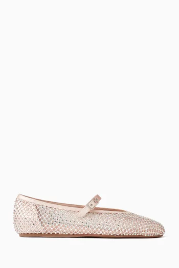 Gilda Ballet Flats in Mesh