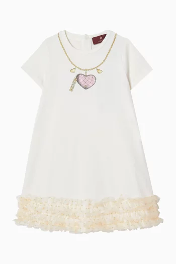 Ruffle-trimmed Dress