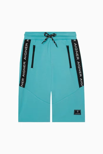 Logo Bermuda Shorts in Cotton
