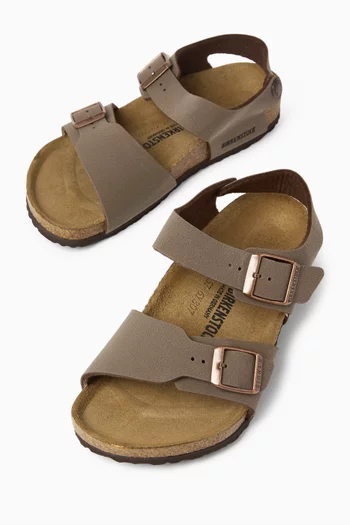 Milano Sandals in Birko-Flor® & Nubuck