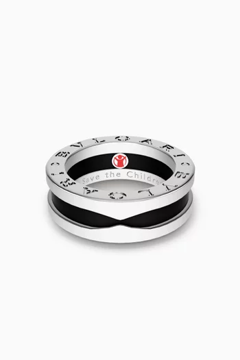 Save the Children Ring in Sterling Silver & Ceramic