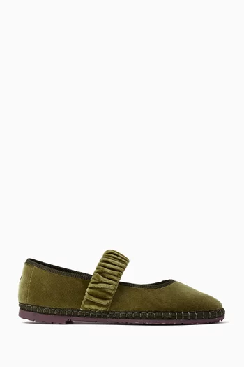 Mafalda Ballet Flats in Velvet