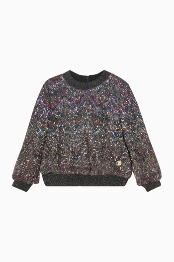 Sequin-embellished Sweater