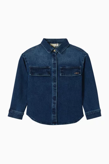 Button Down Shirt in Denim