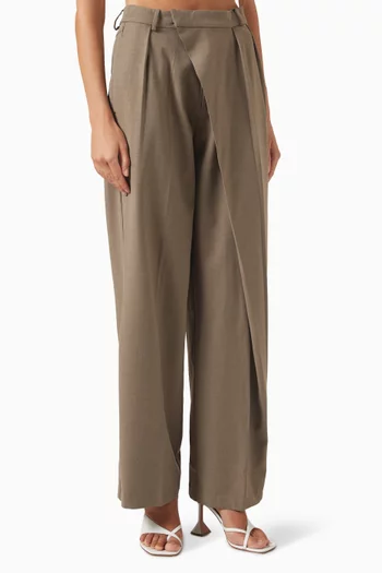 Colette Wrap Pleat Pants