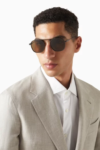 Orizzonte I Sunglasses in Metal