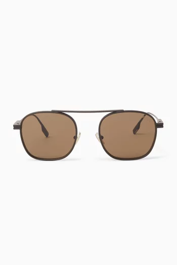 Orizzonte I Sunglasses in Metal