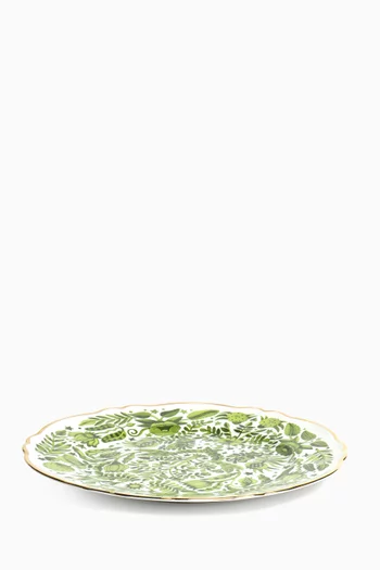 Eden Round Platter Plate in Porcelain