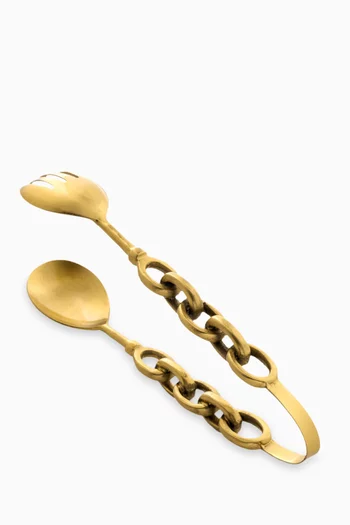 Catena Thongs in Gold-tone Steel