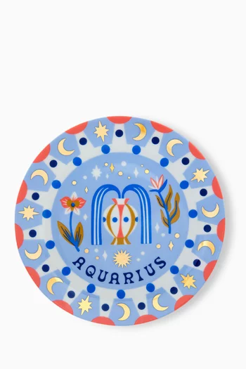 Aquarius Little Plate in Porcelain