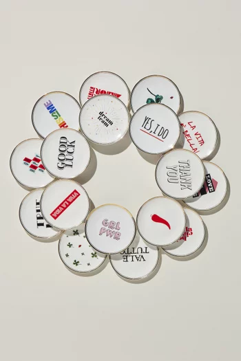Life is Beautiful Plate in Porcelain