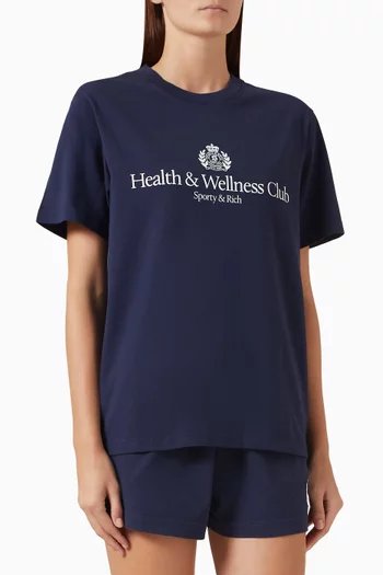H&W Crest T-shirt in Cotton