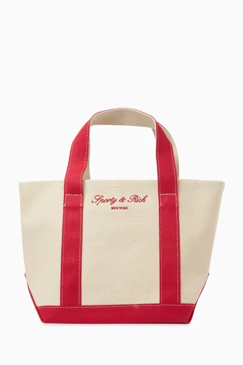 Mini Signature NY Tote Bag in Canvas
