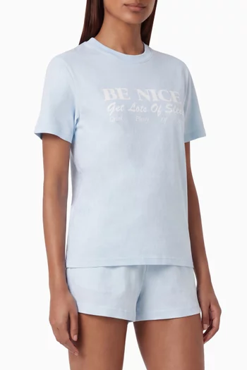 Be Nice T-shirt in Cotton