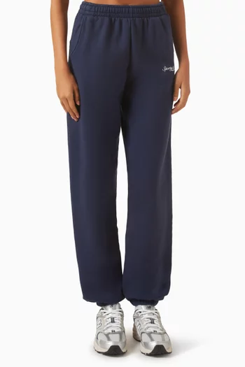 Syracuse Embroidered Sweatpants in Cotton