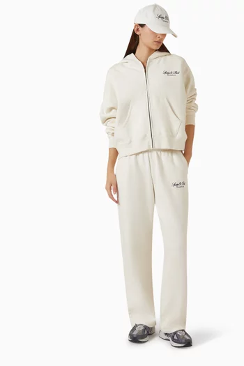 Vendome LA Embroidered Zip Hoodie