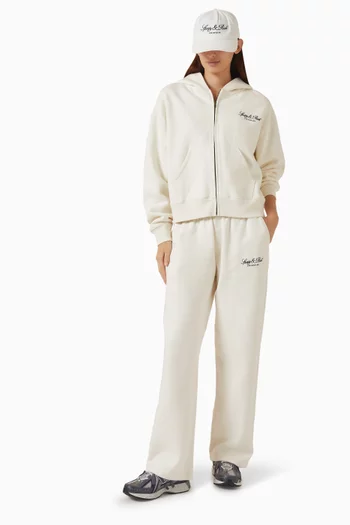 Vendome LA Embroidered Wide Sweatpants