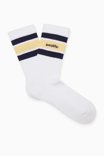Serif Logo Socks