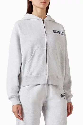 Wellness Ivy Zip Hoodie in Cotton