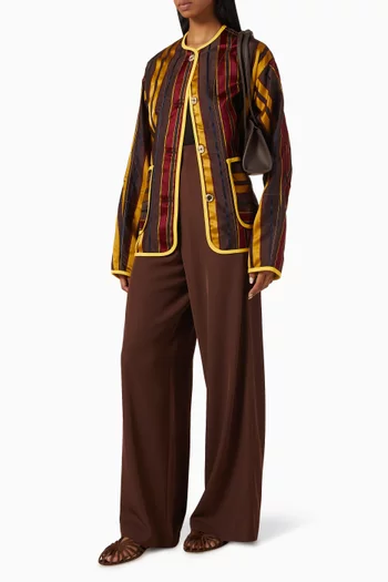 Roman Brocade Jacket in Silk