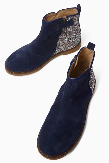 Trip Back Boots in Suede