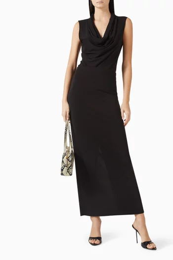 بودي سوت جانيت بفتحة رقبة درابيه مطوية