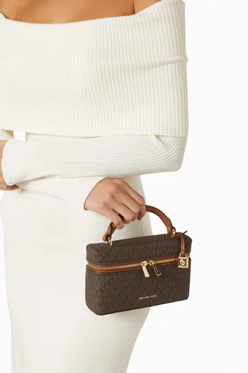 XS Jana Crossbody Bag in Signature Logo Canvas