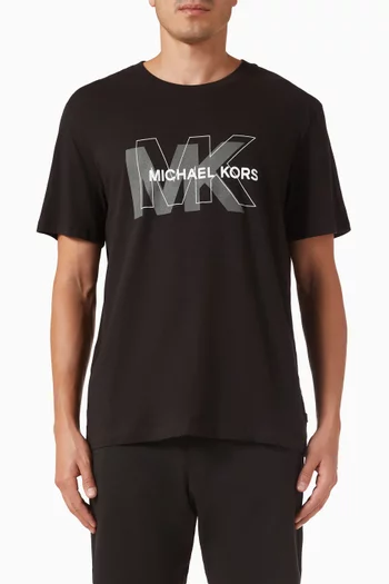 Graphic Logo T-shirt in Cotton