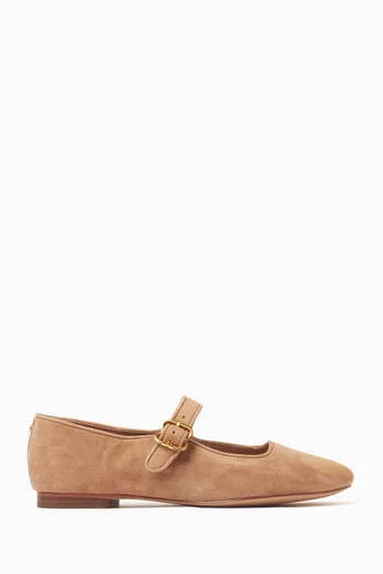 Michaela Mary Jane Pumps in Suede