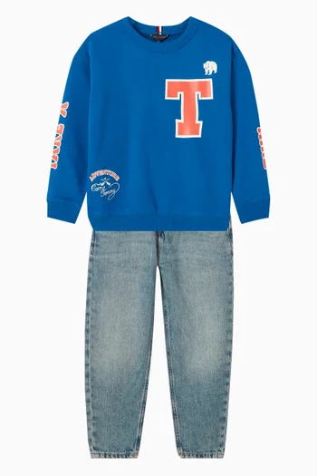 Archival Flag Jeans in Denim