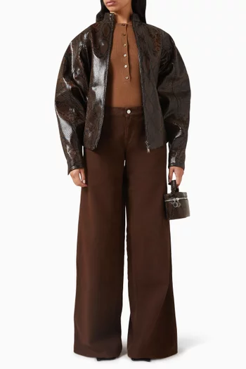 بودي سوت بأزرار نسيج