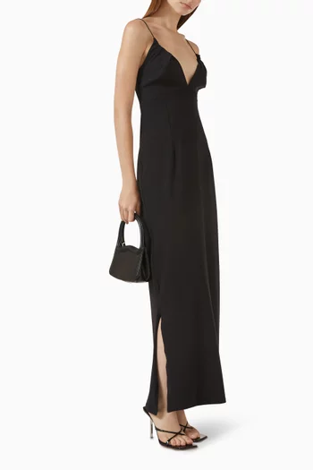 Amal Slip Dress in Cotton Jersey
