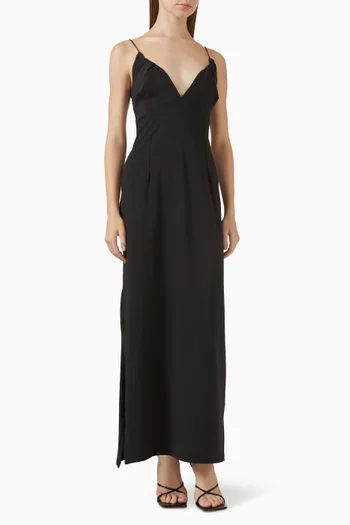 Amal Slip Dress in Cotton Jersey
