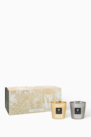 Les Exclusives Aurum & Platinum Duo Scented Candles