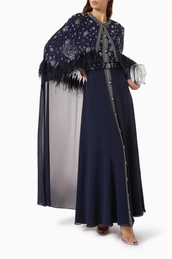 Embellished Cape Kaftan