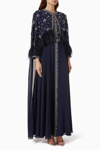 Embellished Cape Kaftan
