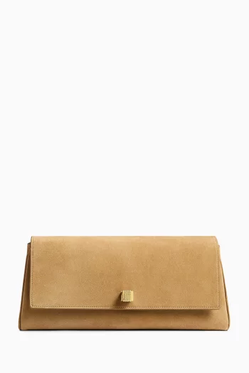 Audrey Clutch in Suede