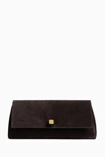 Audrey Clutch in Suede