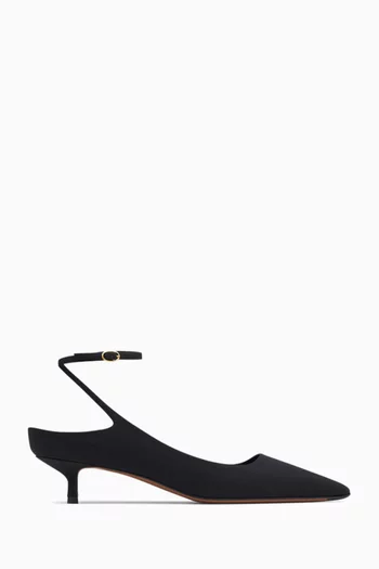 Fornax 40 Pumps in Crepe de Chine