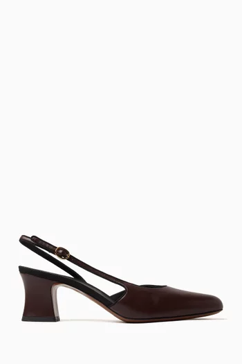 Gomeis 55 Slingback Pumps in Leather
